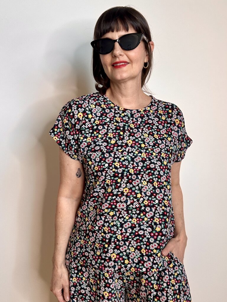 Sarah Bibb Lang Top - Dreamgirl Floral