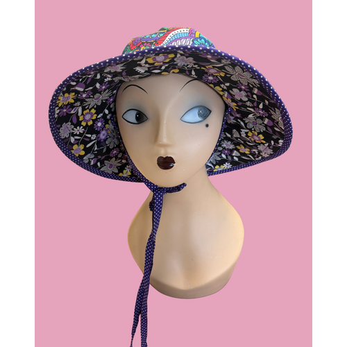 Busy Mushroom Reversible Sun Hat - PPark/Purp Fant