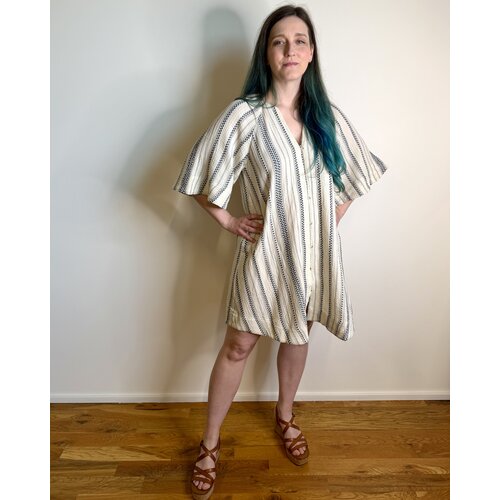 Frnch Nona Dress - Gauzy Stripe