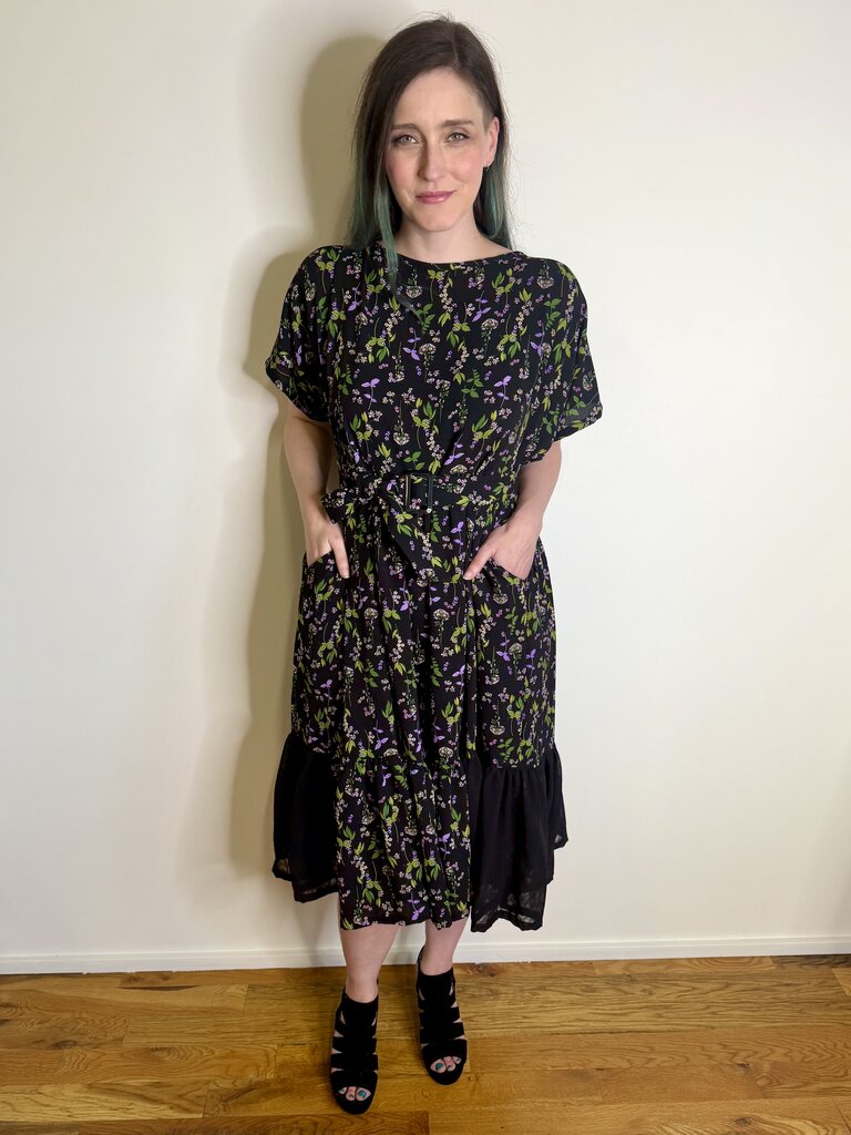 Sarah Bibb Abbie Pockets - Black Lav