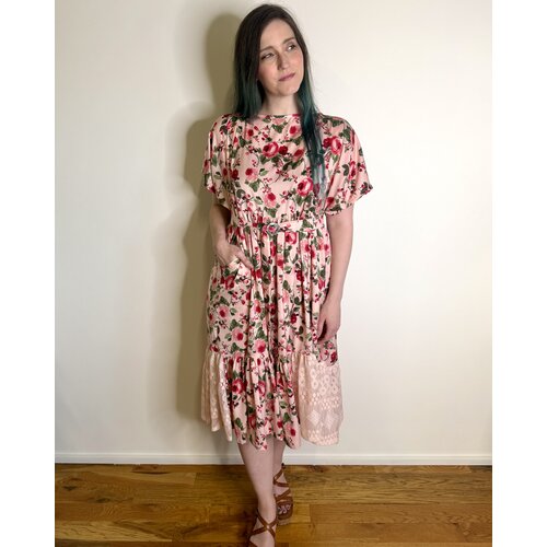Sarah Bibb Abbie Pockets -  Ballet Roses (made to order)