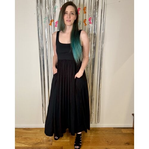 Frnch Marni Dress - Black