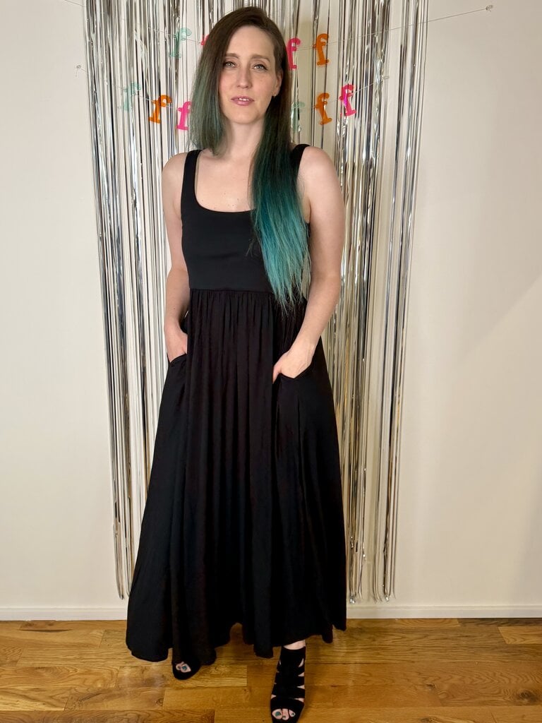 Frnch Marni Dress - Black