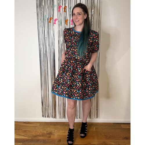 Busy Mushroom Cass Dress -Birdz one size