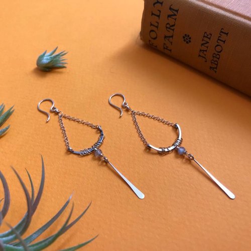 Amy Olson Claudia Earrings - Labradorite Amy Olson Claudia Earrings - Labradorite