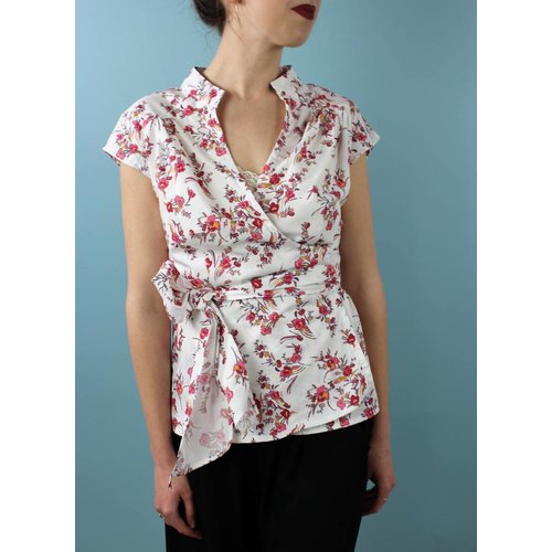 Sarah Bibb Willie Wrap Top - Blossom Sarah Bibb Willie Wrap Top - Blossom