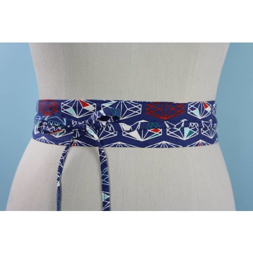Sarah Bibb Mini Obi Belt- Geo Gem Sarah Bibb Mini Obi Belt- Geo Gem