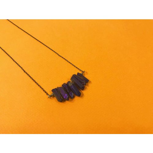 Peter and June Echo Necklace -Purple Quartz Peter and June Echo Necklace -Purple Quartz