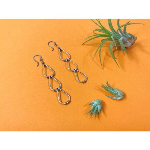 Amy Olson Triple Drop Earring - Mixed Amy Olson Triple Drop Earring - Mixed