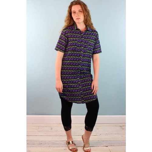 One Imaginary Girl Geri Shirt Dress - Lavi One Imaginary Girl Geri Shirt Dress - Lavi