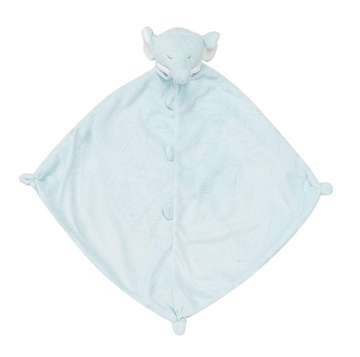 Angel Dear Lovie Blankie - Elephant Blue