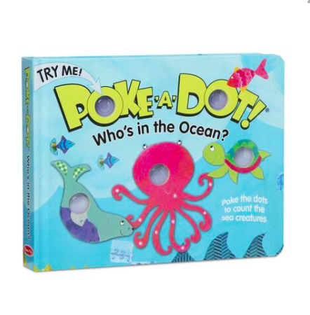 Melissa & Doug POKE-A-DOT:  WHO'S IN THE OCEAN? 31342