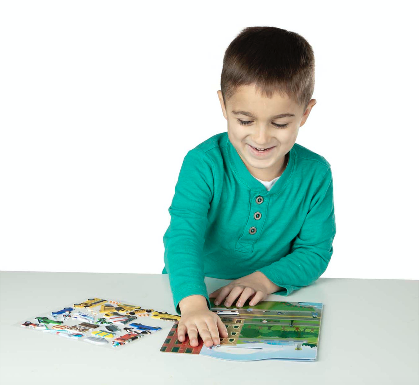 Melissa & Doug Puffy Sticker Play Set- Vehicles 30522