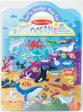 Melissa & Doug Puffy Sticker Play Set- Ocean 30520