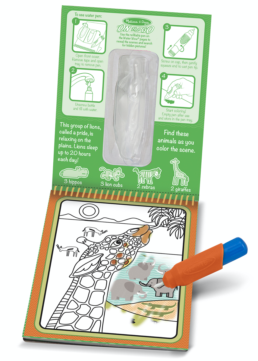Melissa & Doug Water Wow! Safari 9441