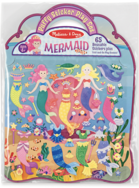 Melissa & Doug Puffy Sticker Play Set - Mermaid 50661