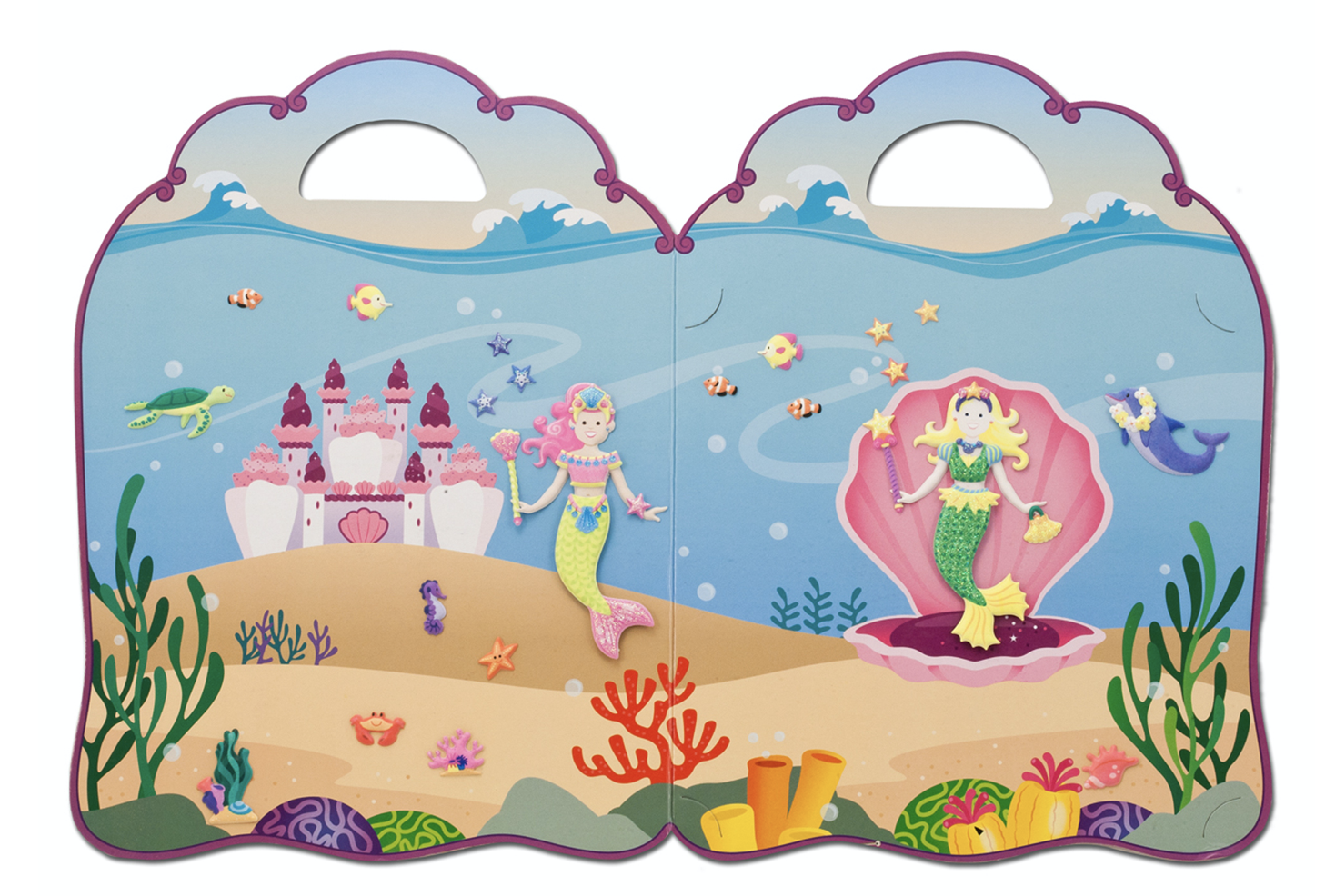 Melissa & Doug Puffy Sticker Play Set - Mermaid 50661