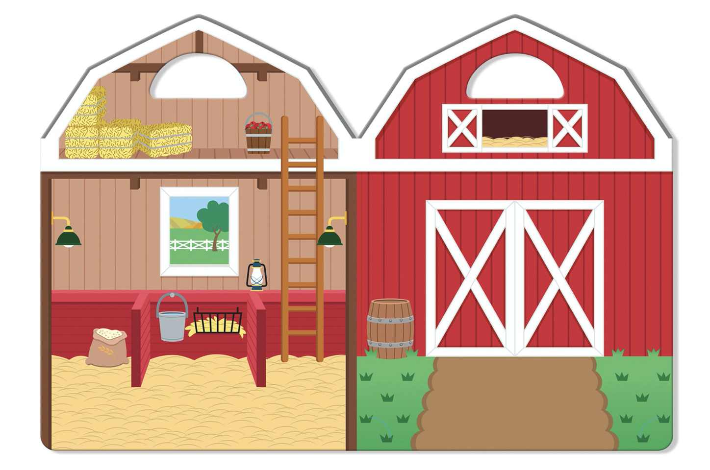 Melissa & Doug Puffy Sticker Farm 50529