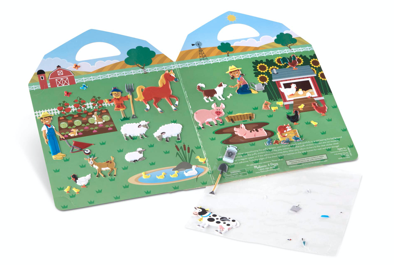 Melissa & Doug Puffy Sticker Farm 50529