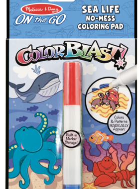 Melissa & Doug On the Go ColorBlast No-Mess Coloring Pad - Sea Life