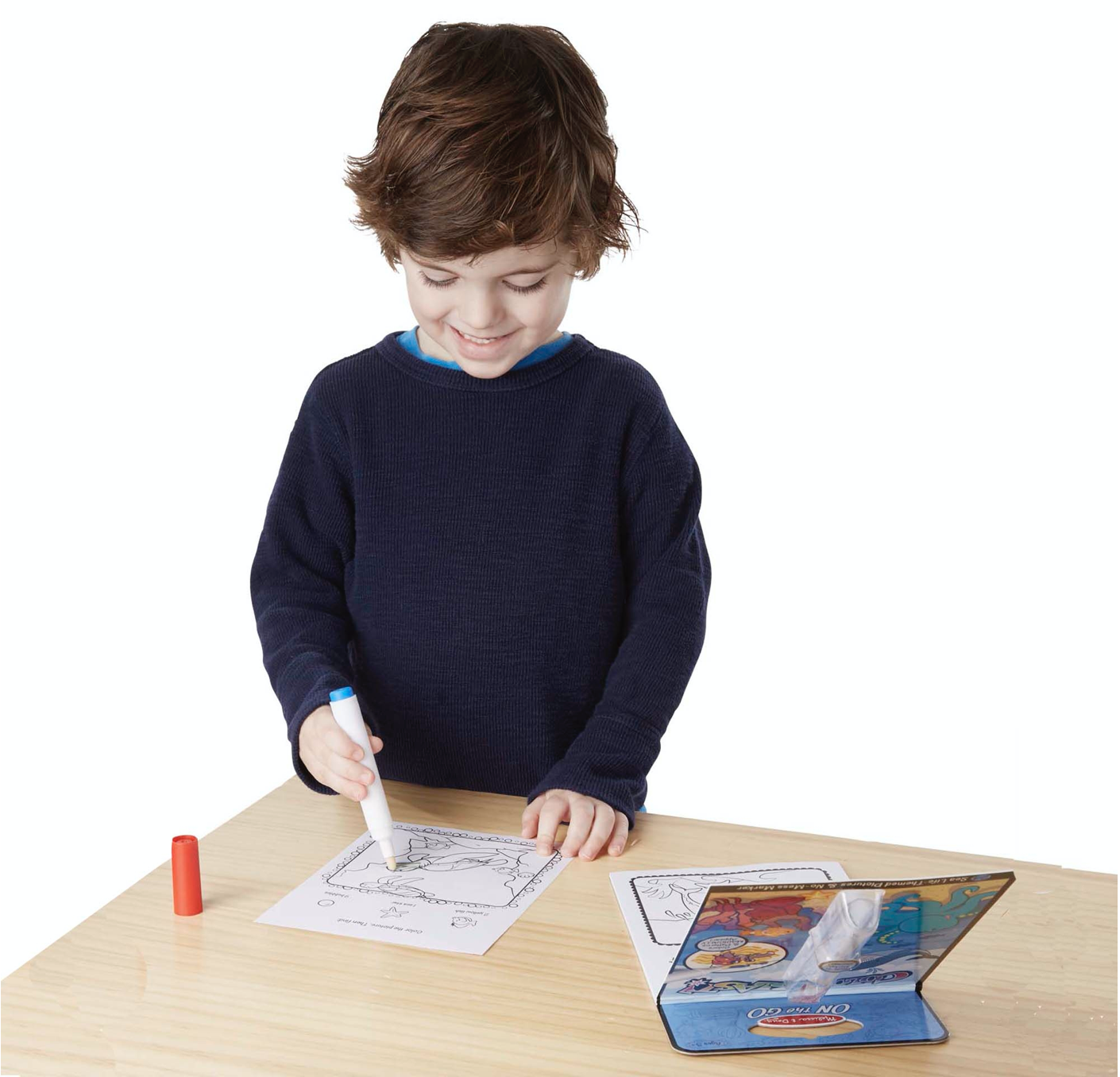Melissa & Doug On the Go ColorBlast No-Mess Coloring Pad - Sea Life