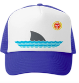 Sharky Trucker Hat Royal/White
