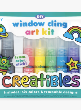 Ooly 161-033 Creatibles DIY Window Cling Art Paint