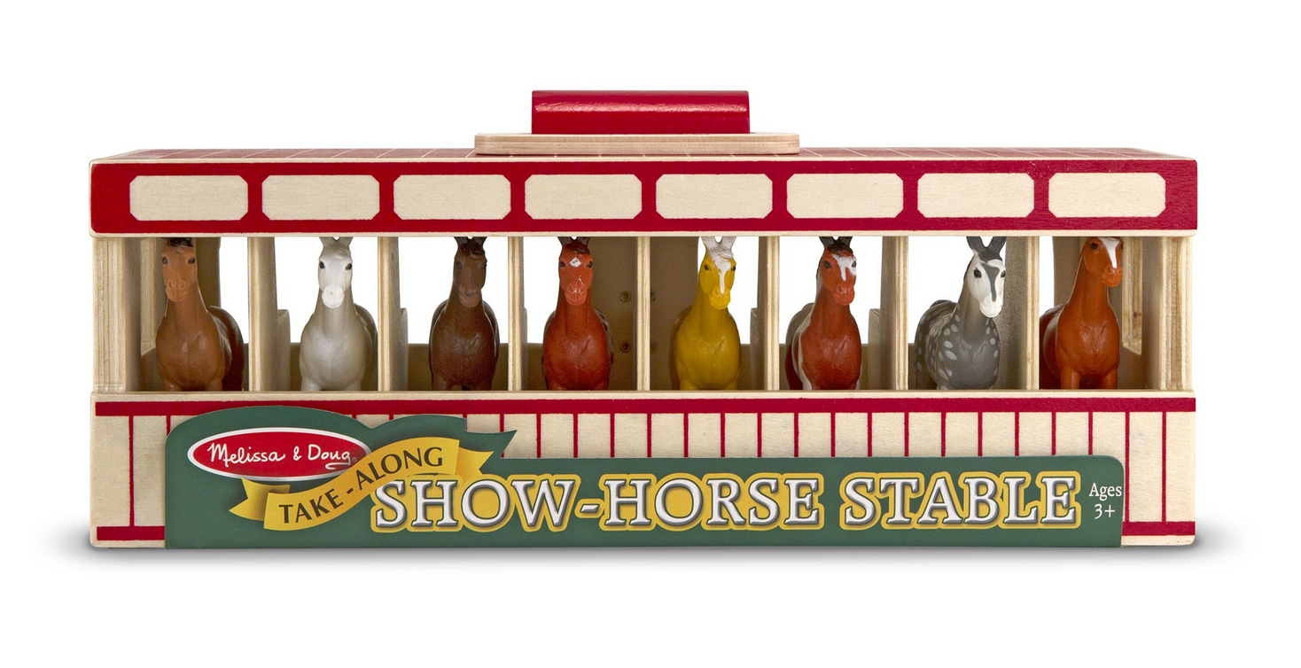 melissa and doug take along stable