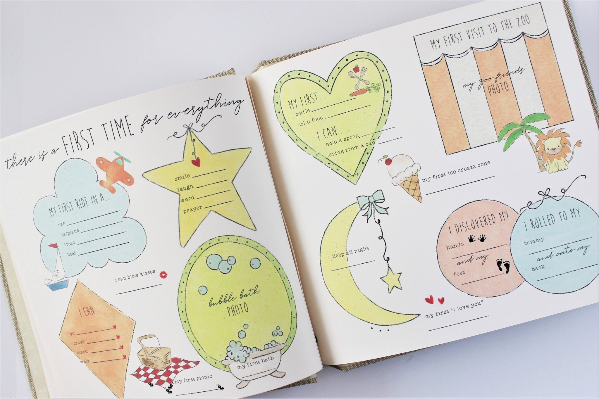 Baby Memory Book Baby Memory Book Moon & Star