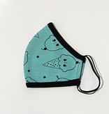 Face Mask PKP Face Mask Ice Cream - Teal