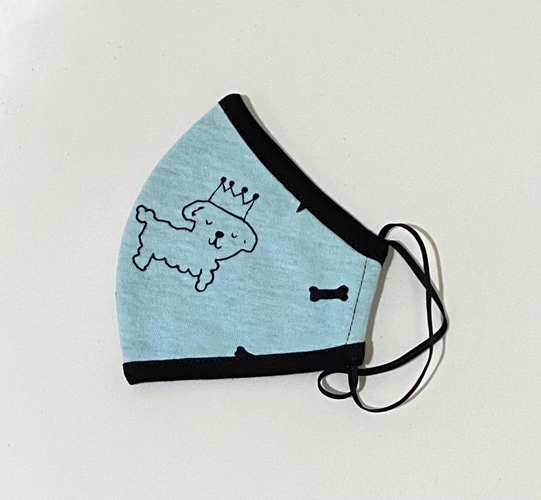 Face Mask PKP Face Mask Puppy Party - Baby Blue