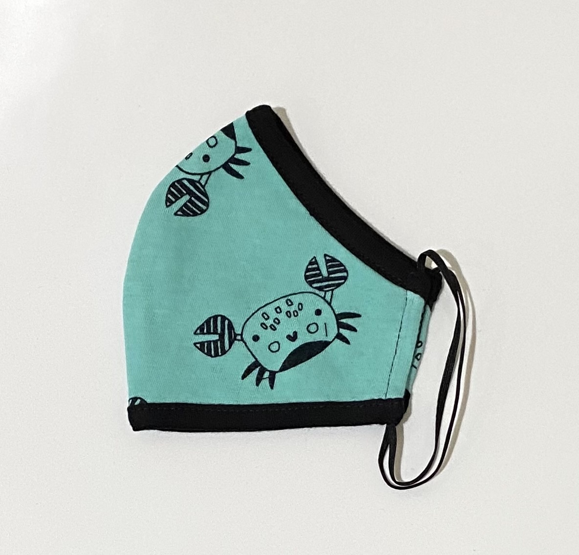 Face Mask PKP Kids Face Mask Happy Crab, Teal
