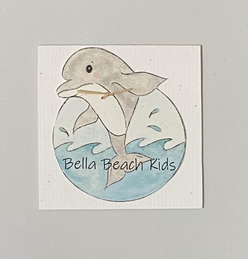Greeting Cards Enclosure Card - BBK Dolphin