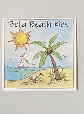 Greeting Cards Enclosure Card - BBK Day At The Beach