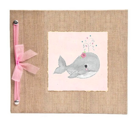 Baby Memory Book Baby Memory Book Pink Whale