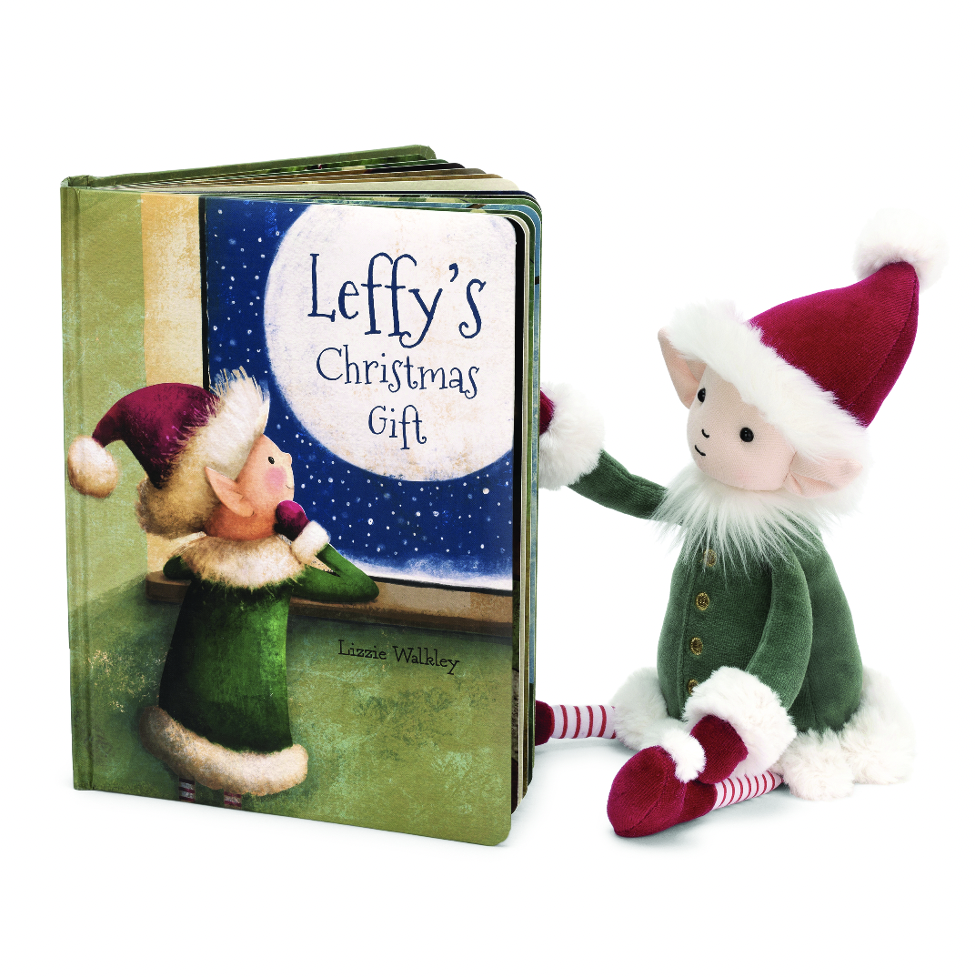 Jellycat Leffy's Christmas Gift Book BK4LEFUS