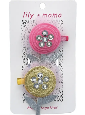 Lily & Momo Dancing Flower Hair Clips