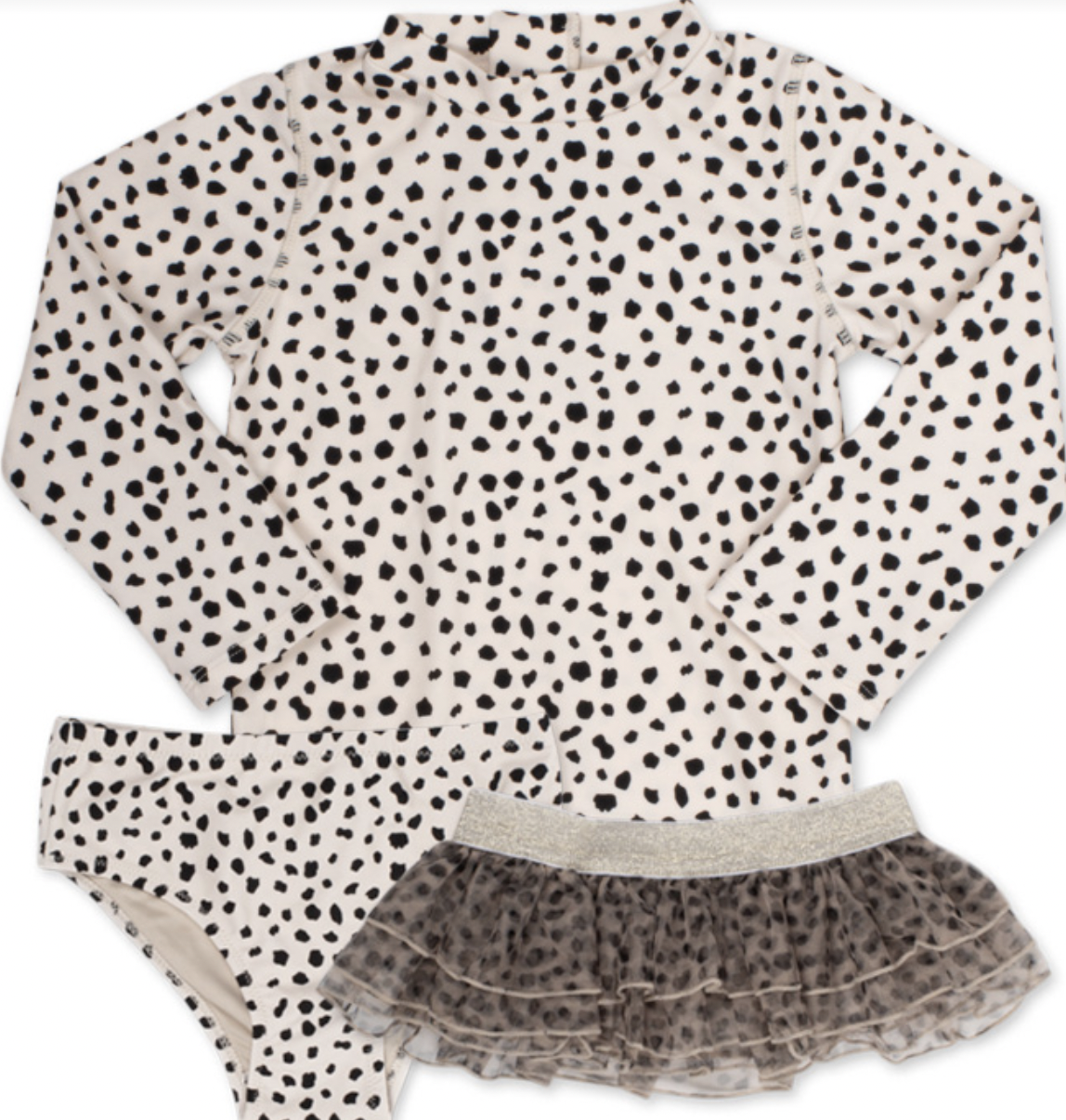 Shade Critters Rashguard Set w/Tutu Dalmation