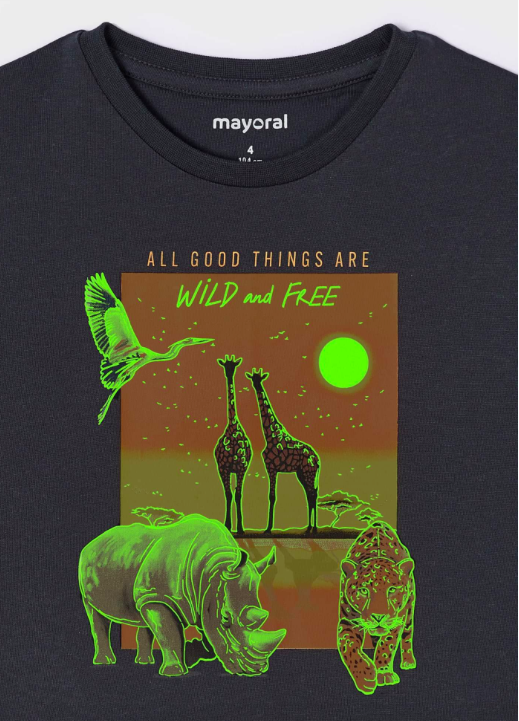 Mayoral 3006 54 Glows In The Dark Shirt, Tornado