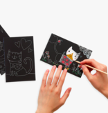 Ooly Mini Scratch & Scribble Art Kits: Cutie Cats