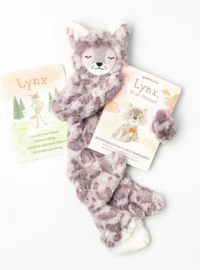 Spotted Lavender Lynx Snuggler-Self Expression