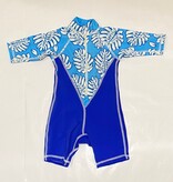 LS Zip Up Rashie, Lagoon Palms