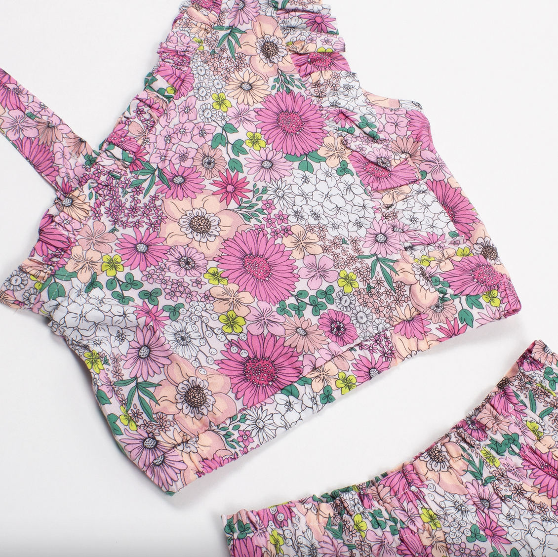 Shade Critters 1 Shoulder Top-Mod Floral Pink SR101-236