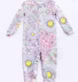 PJ Salvage Kids Infant Romper Smiley Blooms -  Pale Pink