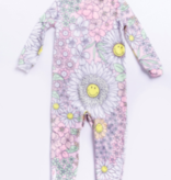 PJ Salvage Kids Infant Romper Smiley Blooms -  Pale Pink