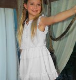 Monica Gauze Dress White