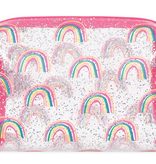 Iscream 810-1613 Sparkling Rainbow Clear Cosmetic Bag 810-1613