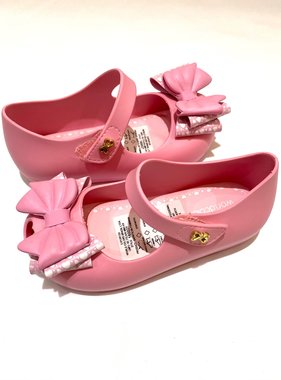 Mary Jane Bow Dark Pink 2877 LAST ONES SIZE 10