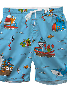 Wes And Willy Sea Creatures Trunk-VU Blue