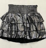 KatieJ NYC Alison Skirt, Metallic Silver